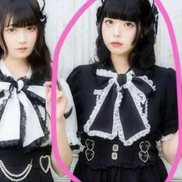 DearMyLove 보타이 리본 블라우스