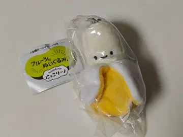 퀄리아 닛코리노 후르츠 봉제 인형 2 바나나 가챠