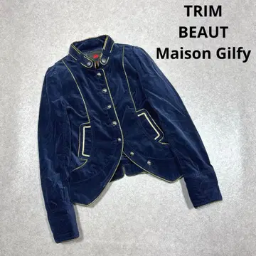 TRIM BEAUT Maison Gilfy 벨벳 나폴레옹 자켓