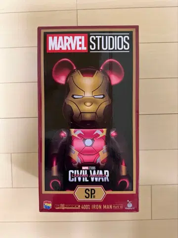 베어브릭 400% 아이언맨 시빌 워