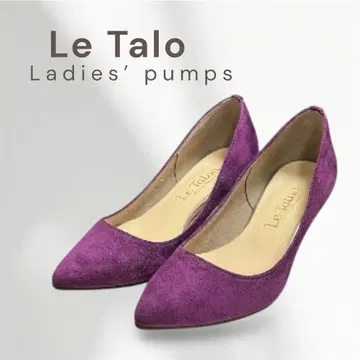 [새상품급] Le Talo 스웨이드 펌프스 스틸레토 펌프스 21.5cm