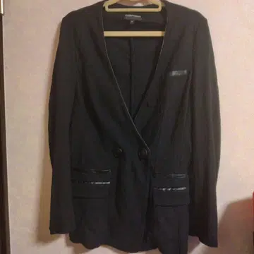 ARMANI 블랙 자켓풍 가디건 겉옷