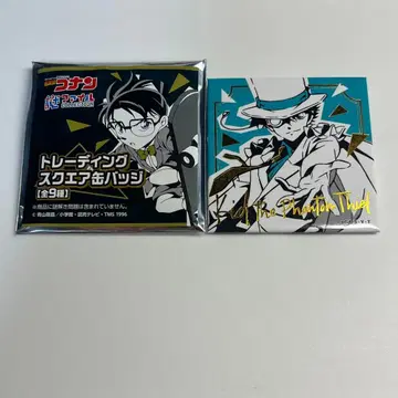 명탐정 코난 트레이딩 스퀘어 캔뱃지 수수께끼 파일 괴도 키드