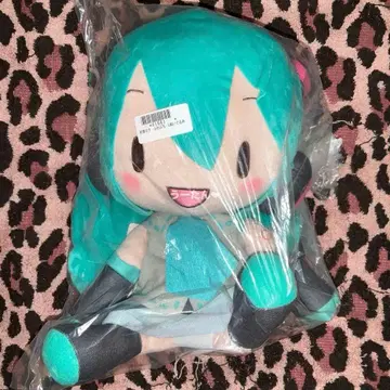 하츠네 미쿠 후와푸치 L 봉제 인형 프라이스 온라인 크레인 게임 획득품