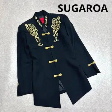 SUGAROA 스가로아 나폴레옹 자켓 블랙 금 자수 9AR 일본제