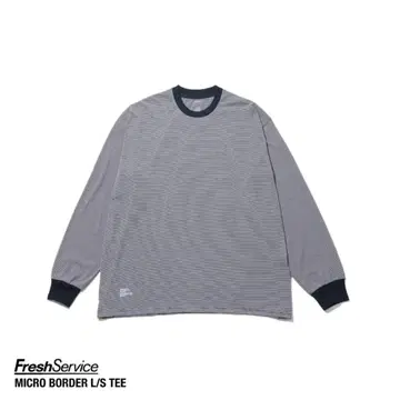[ Fresh Service ] Micro Border L/S Tee