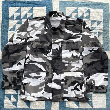 90s 시티 카모 미군 민간품 BDU 자켓 카모플라쥬