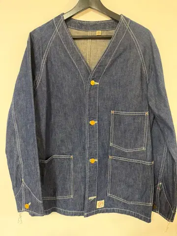 풀카운트 칼라리스 데님 커버올 사이즈 40