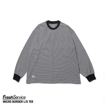 [ Fresh Service ] Micro Border L/S Tee