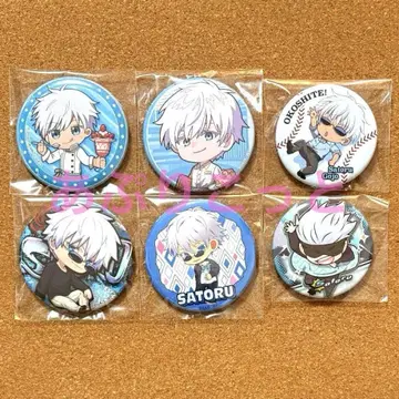 주술회전 고죠 사토루 미니 캐릭터 캔뱃지