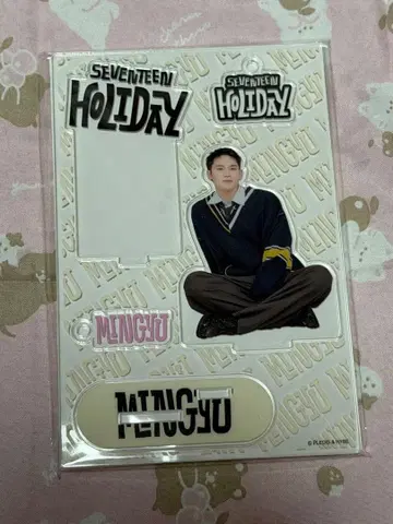 SEVENTEEN HOLIDAY ACRYLIC STAND MINGYU