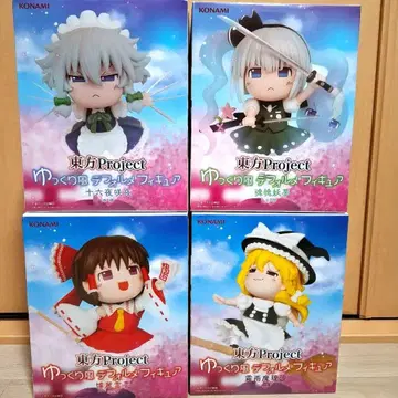 동방Project 유유코풍 SD 피규어 4개 세트