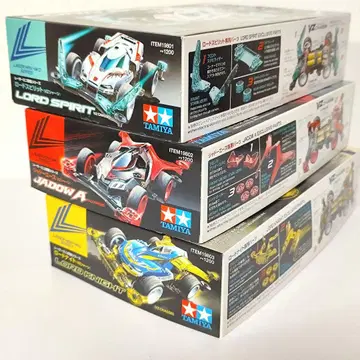 타미야 레이저 미니 4륜구동 3대 세트 컴플리트