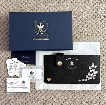 새상품! ADMJ 슬림 지갑 가죽 블랙 장지갑 카드