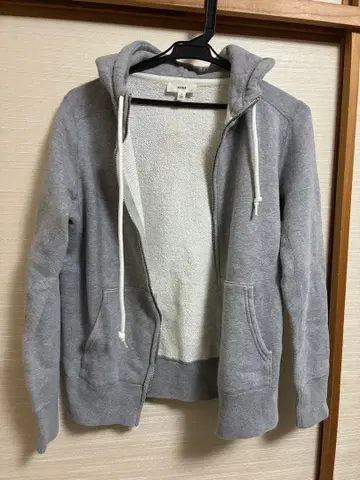 HYKE 그레이 후드 부착 후드티 사이즈 1