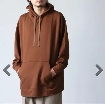 Graphpaper 컴팩트 테리 후디 브라운