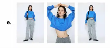 moussy limited short pullover 라이트 블루