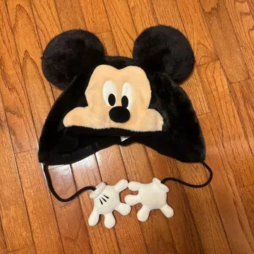 미키마우스 퍼 모자 귀 포함