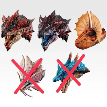 제일복권 몬스터 헌터 와일즈 C상 몬스터 침대 마그넷