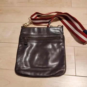 BALLY 트레인스포팅 숄더백 발리스트라이프 소가죽