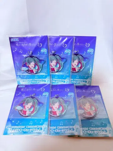 프로세카 극장판 아크릴 키체인 교실의 세계의 하츠네 미쿠 6개