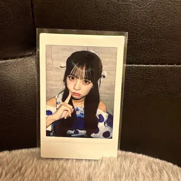 마스다 아야노 촬영 폴라로이드 도트 의상