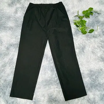 군제 (M) 스트레이트 팬츠 허리밴딩 무지 심플 캐주얼