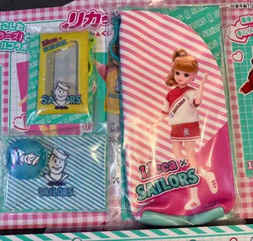 리카짱 복권 세일러 제일복권 대형 파우치 잡화 세트