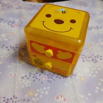 곰돌이 푸 2단 가슴 소품함 서랍 포함 케이스 새상품급 디즈니