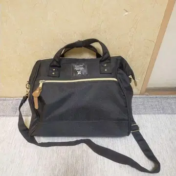 아네로 anello 금속 프레임 숄더 토트백