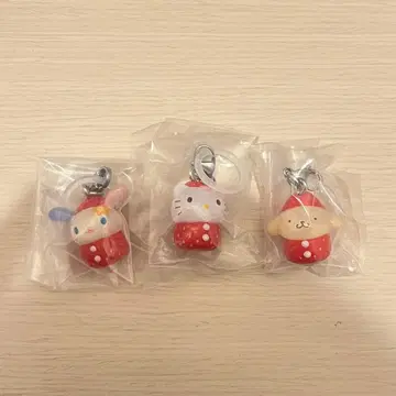 메지루시 액세서리 산리오 딸기 키티 우사하나 푸딩