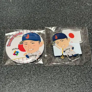 사무라이 재팬 WBC 2026 겐다 소스케 캔뱃지 & 아크릴 스탠드