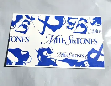 MILE SixTONES 티켓 파랑