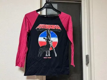 HYSTERIC GLAMOUR 7부 소매 T셔츠 블랙 핑크