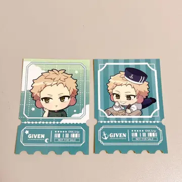 카지 아키히코 기븐 스마일 베이스 카페 스마베 특전 스티커