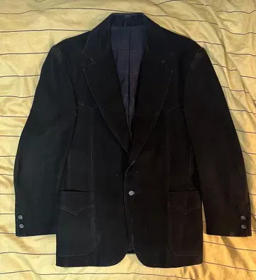 70s F.N.L. 스웨이드 테일러드 자켓 M 쇼와 레트로