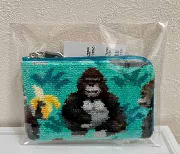 [택 포함 새상품] 우호호 고릴라 L자 파우치 러브리 바이 페이러