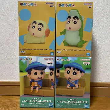 짱구는 못말려 코스프레 피규어 나카요시 메모리즈 피규어 4개 세트