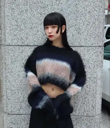 Perverze 니트 모헤어 니트