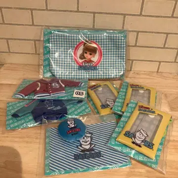 미개봉 새상품 리카짱 복권 x 세일러즈 묶음 7종 세트