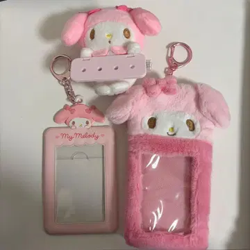 마이멜로디 마이멜로 마이파치룬 마스코트 홀더 트레이딩 카드 케이스 세트