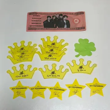 TXT MOA CON 낙하물 루자라바 패찰 오찰 크라운 왕관 별