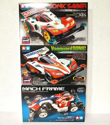미니 사륜구동 소닉 세이버 뱅가드 소닉 마하 프레임 세트