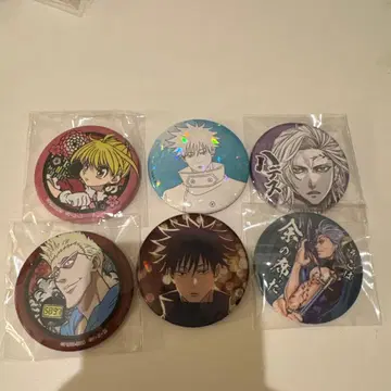 종말의 발키리, 주술회전, 헌터헌터 캔뱃지 6점