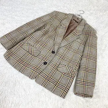 [일본제] 울 자켓 체크 무늬 빈티지 9호