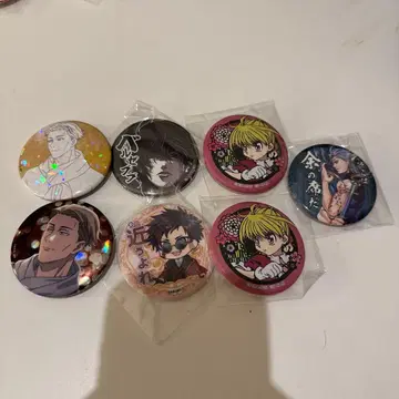 종말의 발키리 헌터헌터 주술회전 캔뱃지 7점