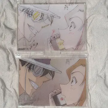 명탐정 코난전 렌티큘러 아크릴 스탠드 괴도 키드 에노모토 아즈사 미사용