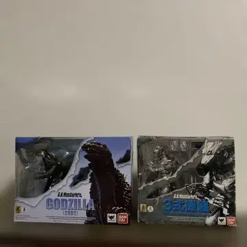 몬스터아츠 고질라(2002) & 3식기룡 메카고질라(2002)