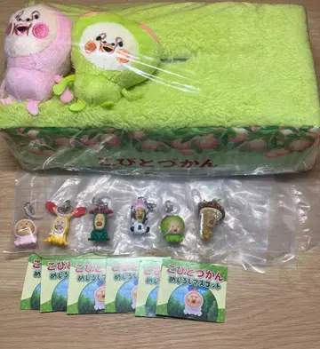 코비토즈칸 메지루시 마스코트 전 6종 세트 + 디오라마 티슈 케이스 2점