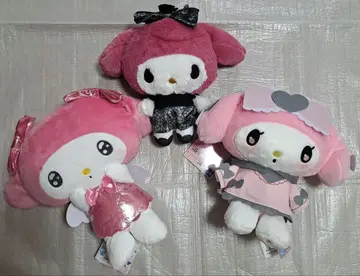 산리오 마이멜로디 봉제 인형 3개 세트